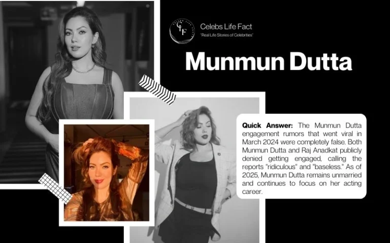 Munmun Dutta Engagement