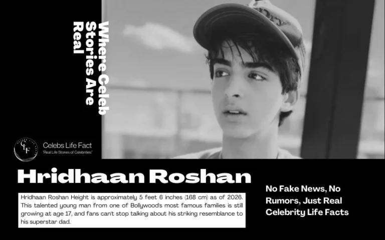 Hridhaan Roshan Height, Age & Bio – Everything You Need to Know (2026) Hridhaan Roshan Height