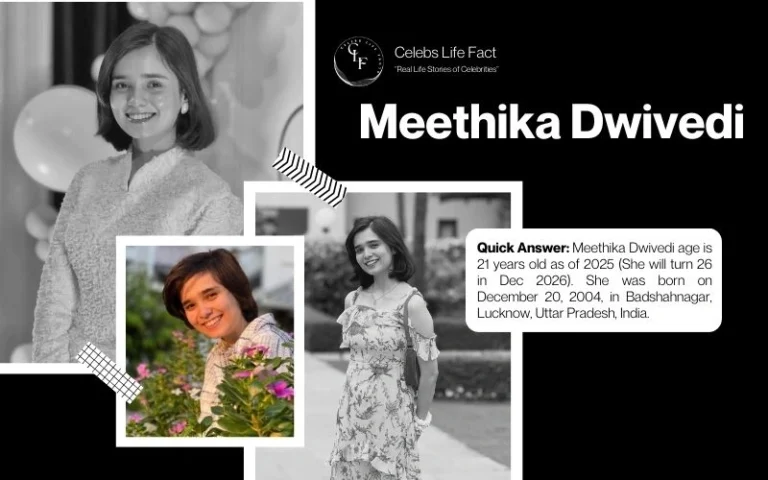 Meethika Dwivedi Age: Biography, Net Worth & Boyfriend (2026) Meethika Dwivedi Age