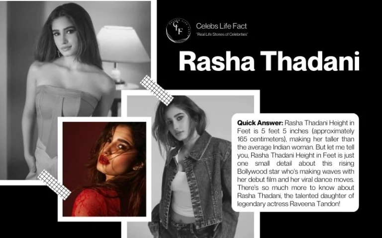 Rasha Thadani Height in Feet