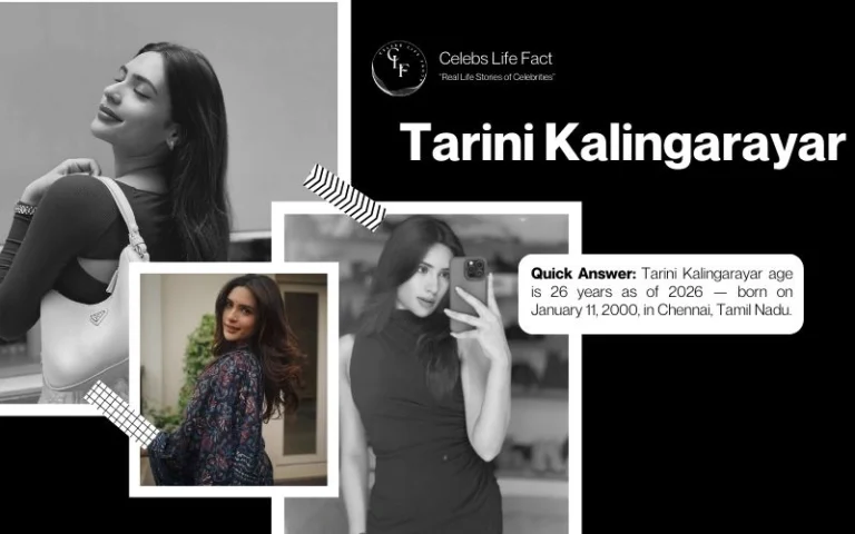 Tarini Kalingarayar Age, Bio & Family: 7 Facts That Will Surprise You Tarini Kalingarayar Age