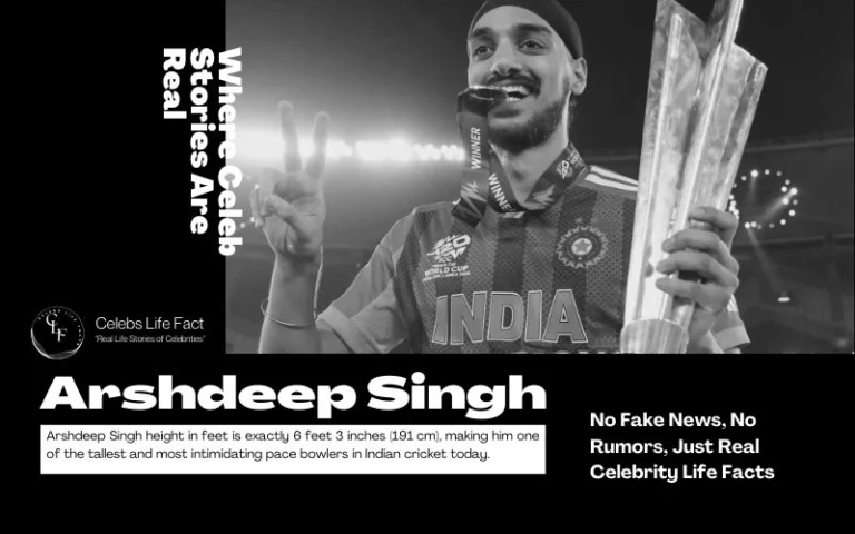 Arshdeep Singh Height in Feet