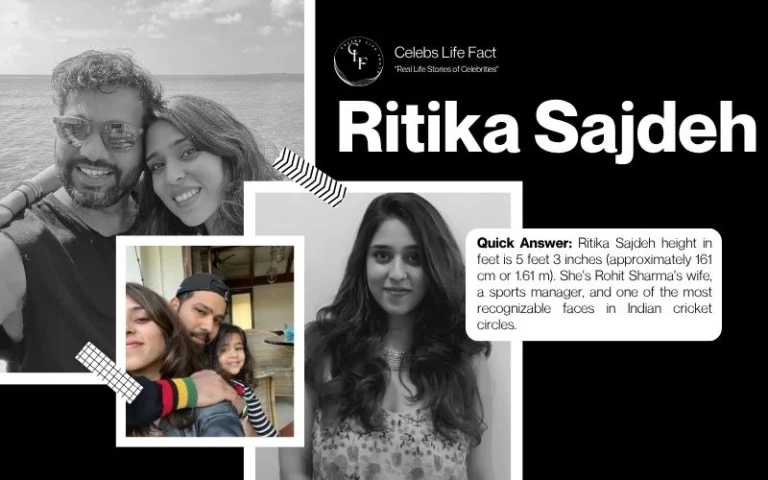 Ritika Sajdeh Height in Feet