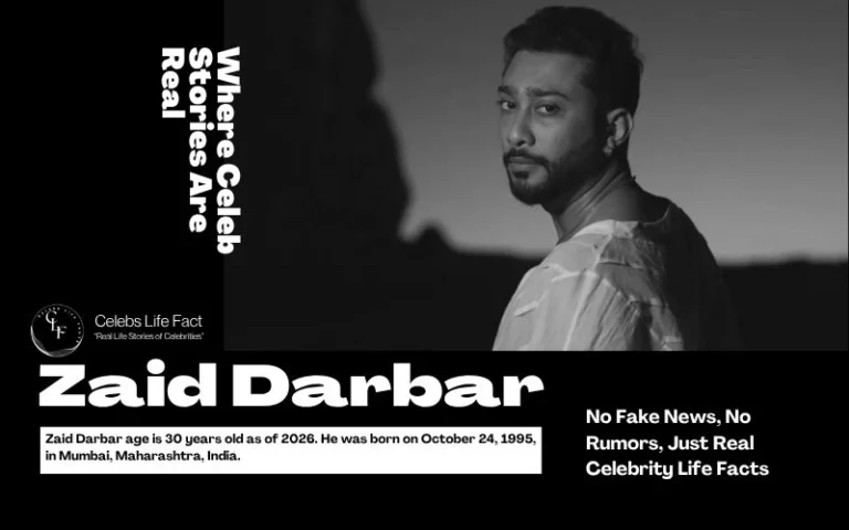 Zaid Darbar Age