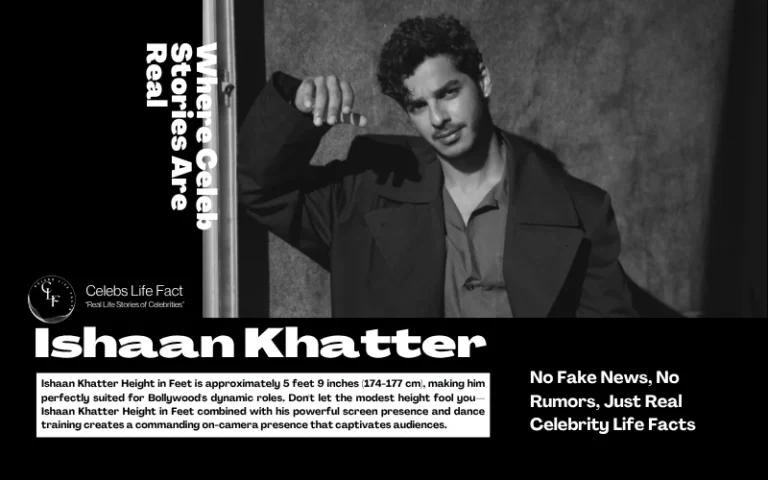 Ishaan Khatter Height in Feet