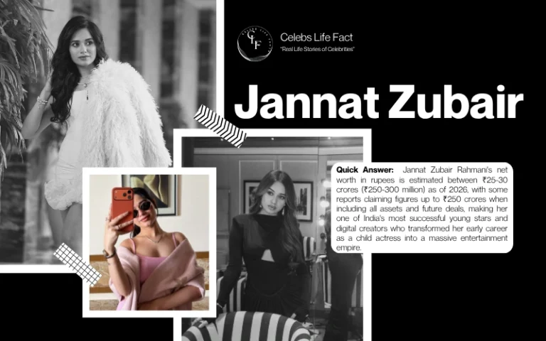 Jannat Zubair Net Worth in Rupees 2026: Full Biography, Age, Career, Earnings and Success Story